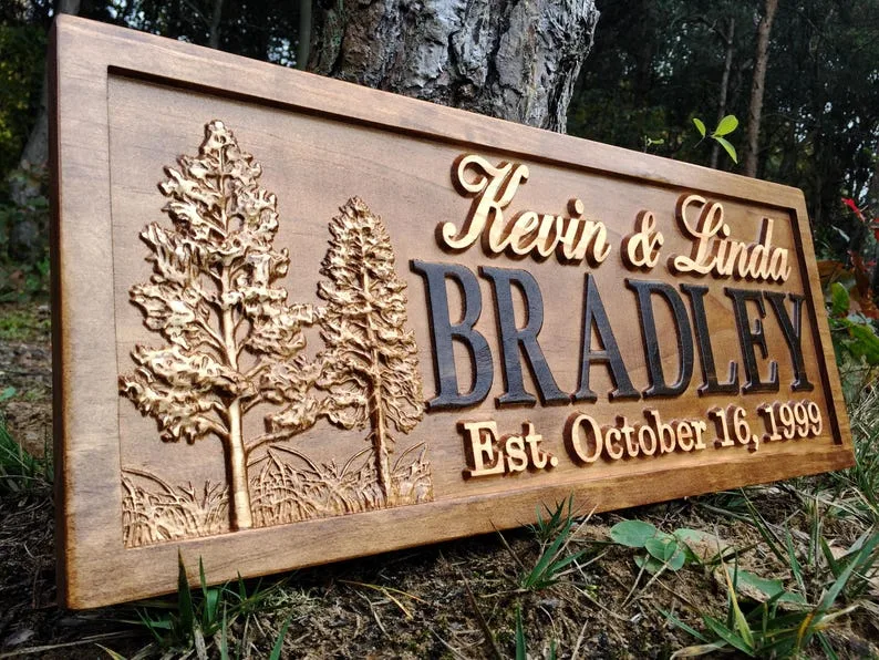 Custom 3D Wood Sign